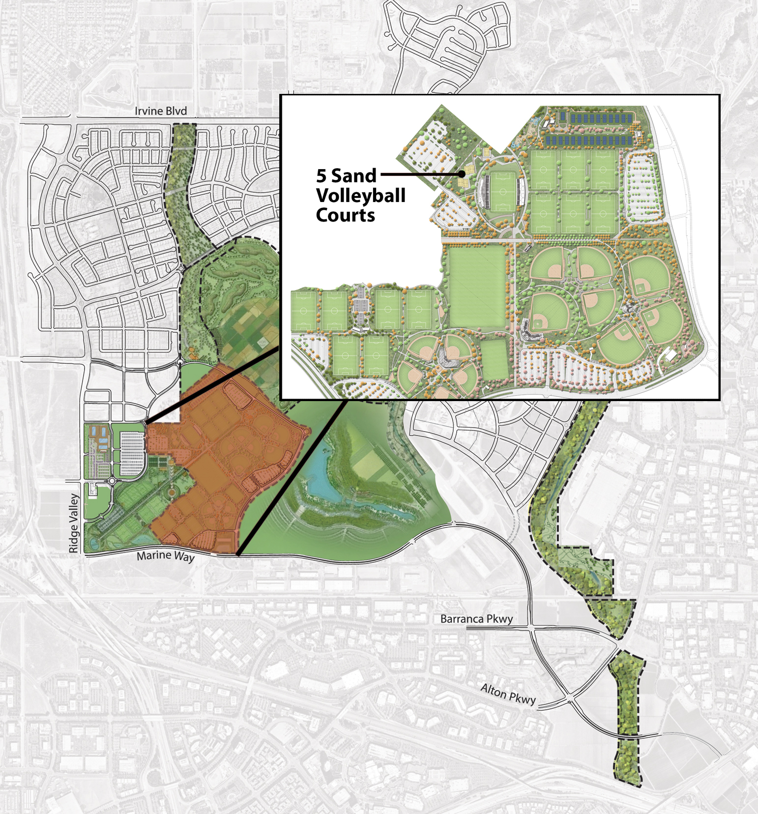 Sports Complex Volleyball Map