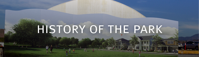 Links to web page describing the history of the Orange County Great Park.