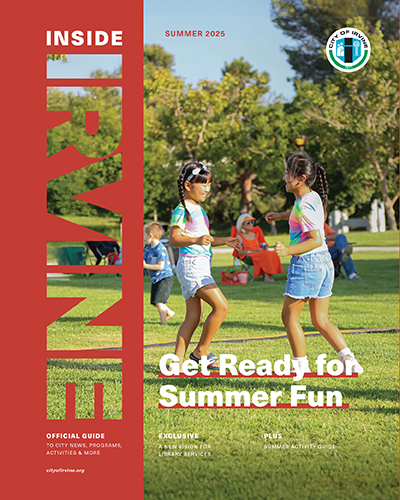 photo of magazine cover with children playing outside with the words "Get Ready for Summer Fun" as the subtitle of the magazine. 