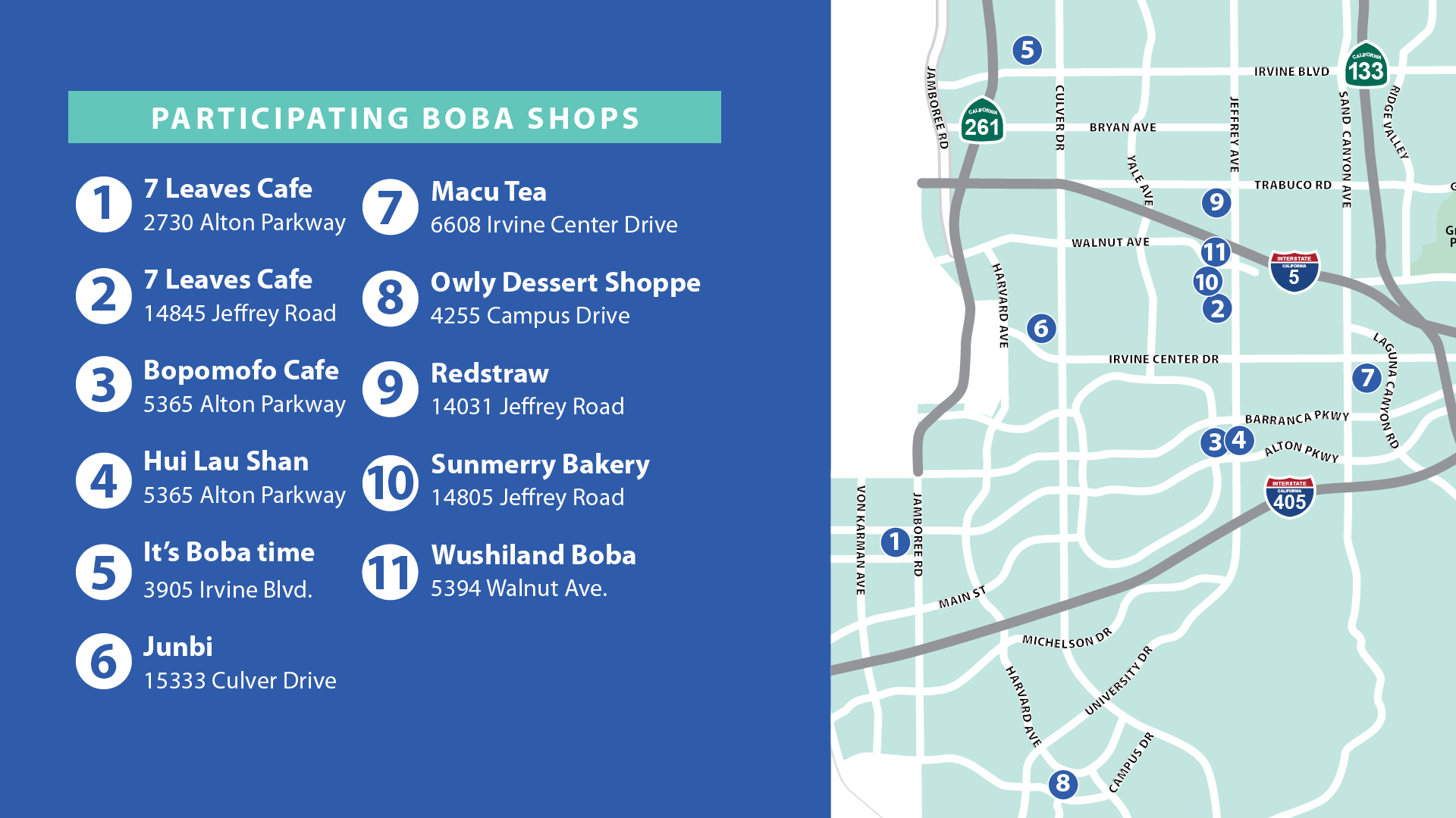 map image of boba shop locations