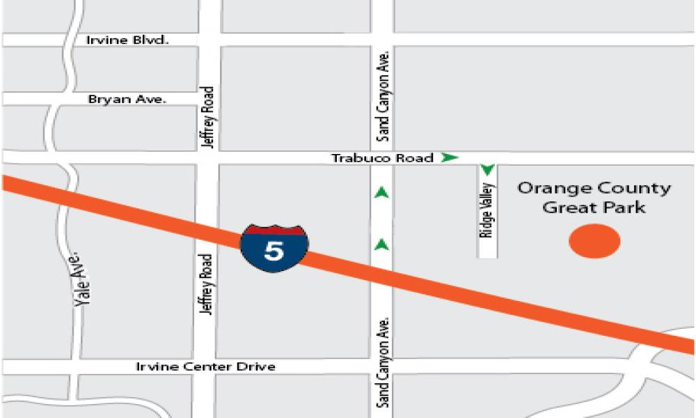 OCGP Trabuco Alternate Entrance Map