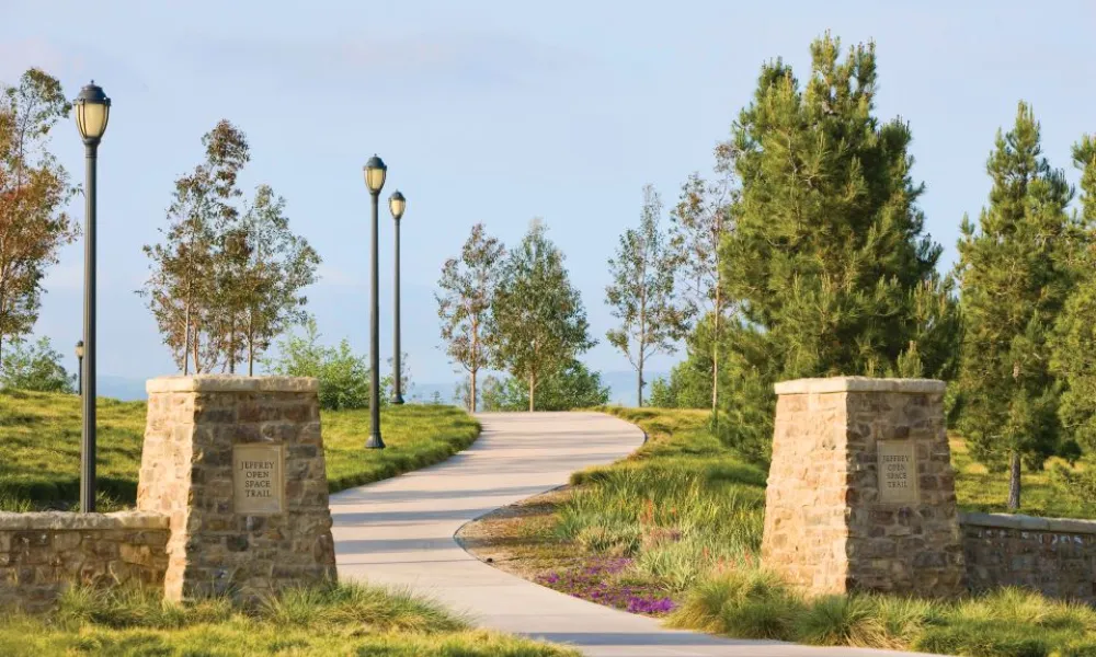 image of a parkway entrance