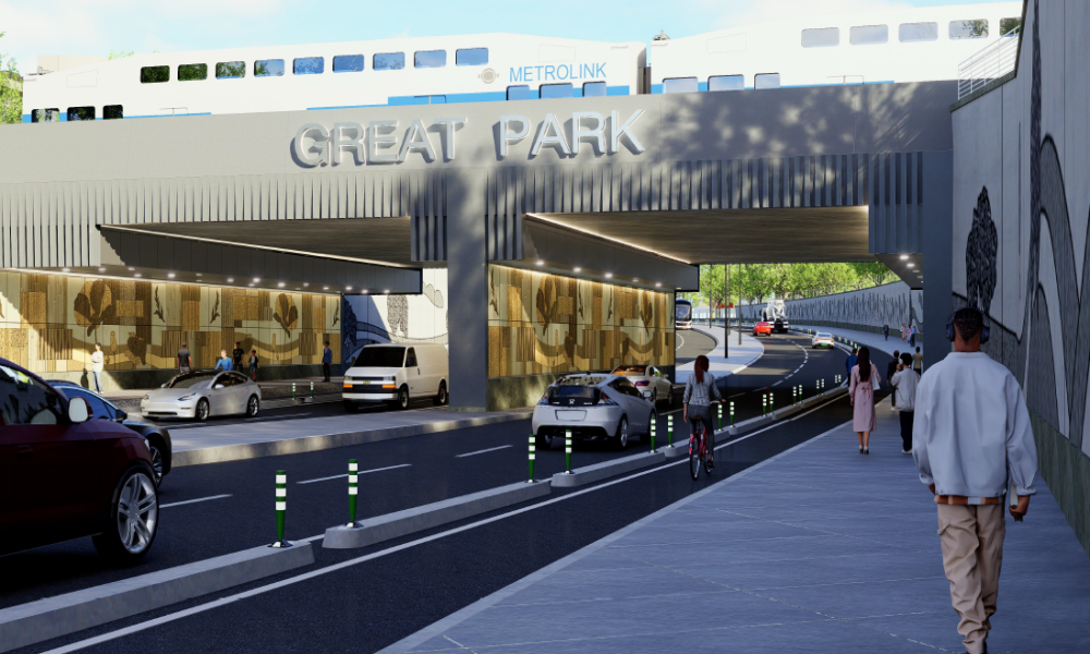 Marine Way Undercrossing & Extension Project Rendering