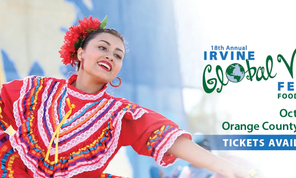 woman dancing during Irvine Global Village Festival