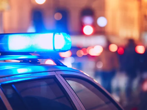 police vehicle lights