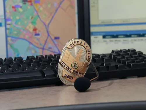 Irvine Police Department dispatcher badge